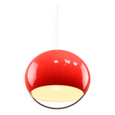 Space Age Italian Red Jolly Pendant Lamp from Guzzini