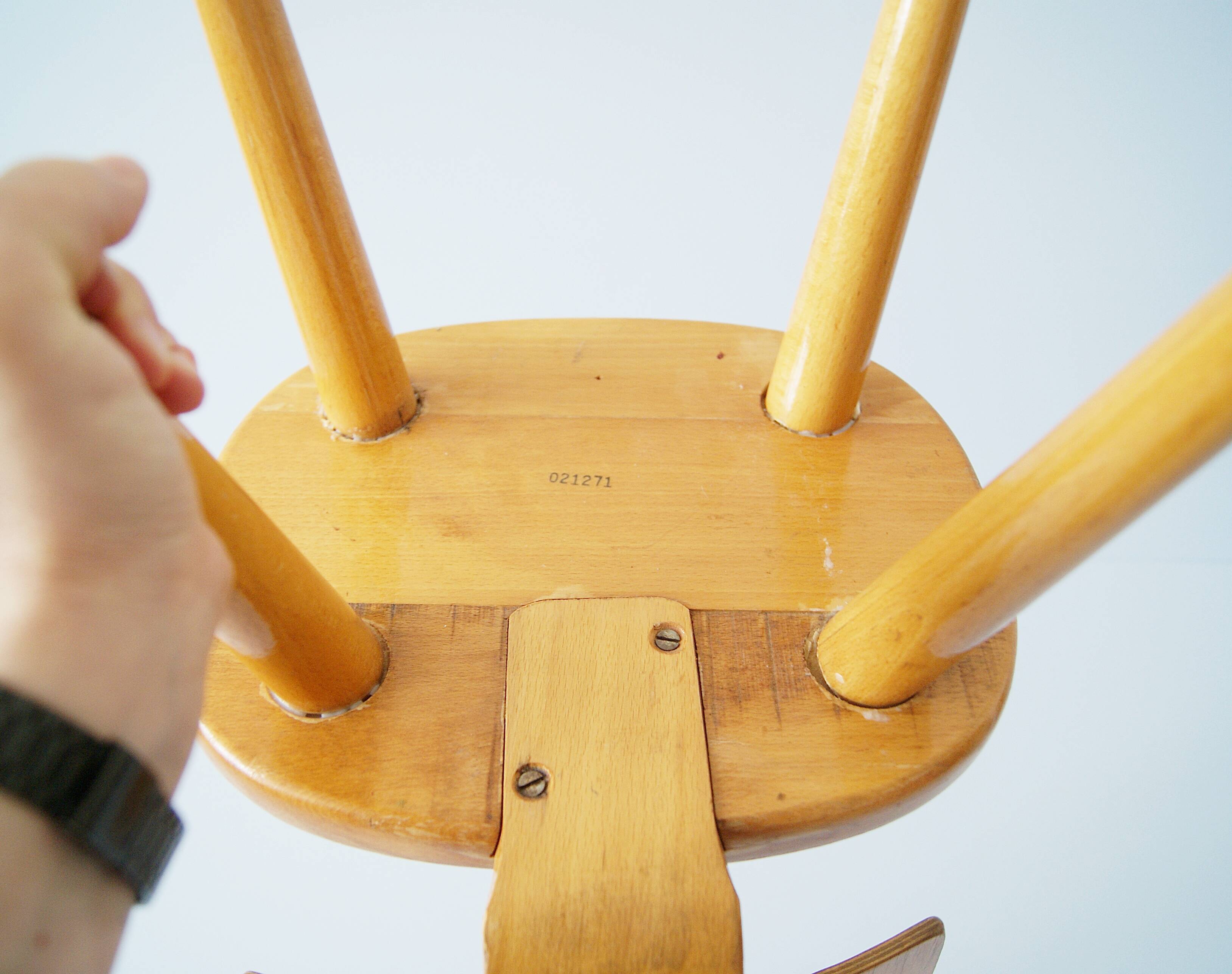 Children's wooden chair