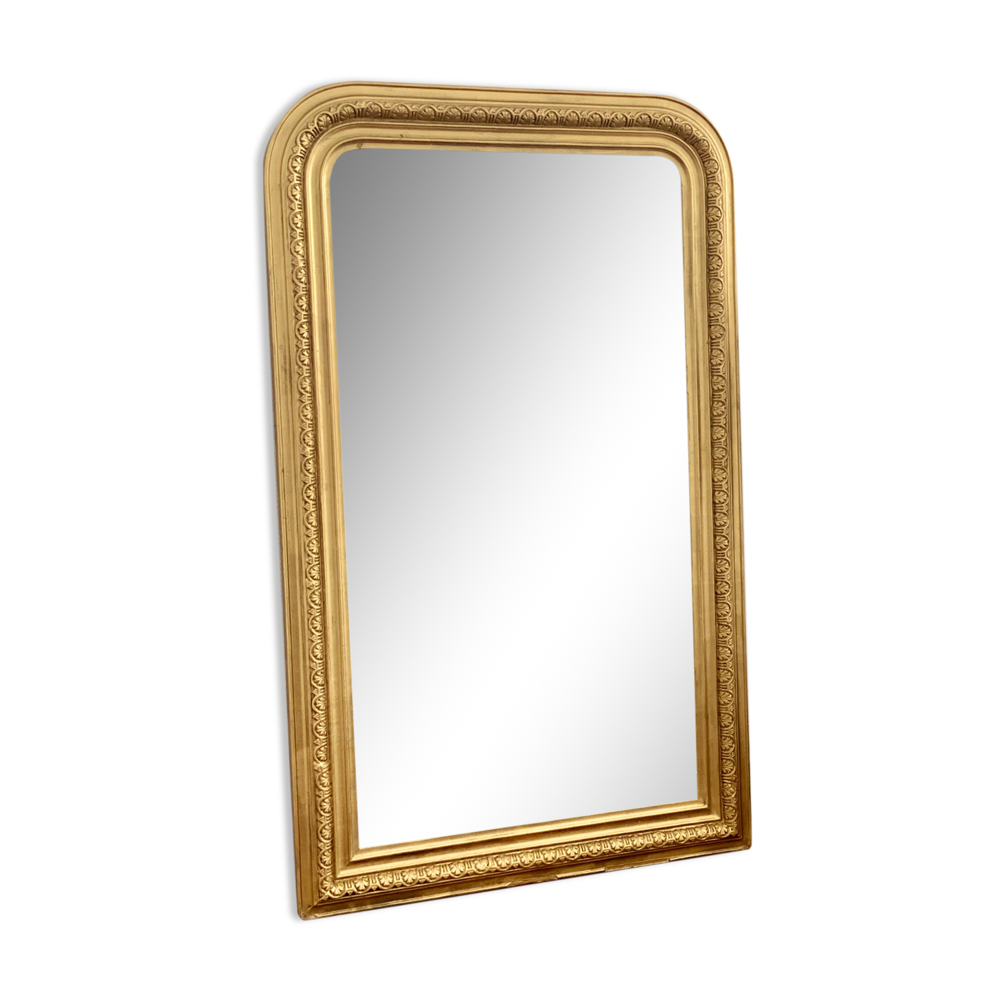 Mirror old louis Philippe gilded carved fireplace 141x86.5cm