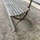 Former garden bench