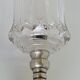 Series of six crystal water glass with tin foot 92° 280 ml
