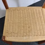 Chaise à manger danoise en teck vintage