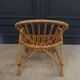 Paire de fauteuils en rotin, travail français 1960