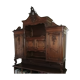Upper part of an antique 19th-century dresser, Louis XV style.