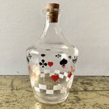 Vintage card game liquor service