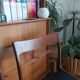 Teckla Scandinavian 4-chair series in vintage teak