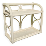 Rattan and wicker shelf