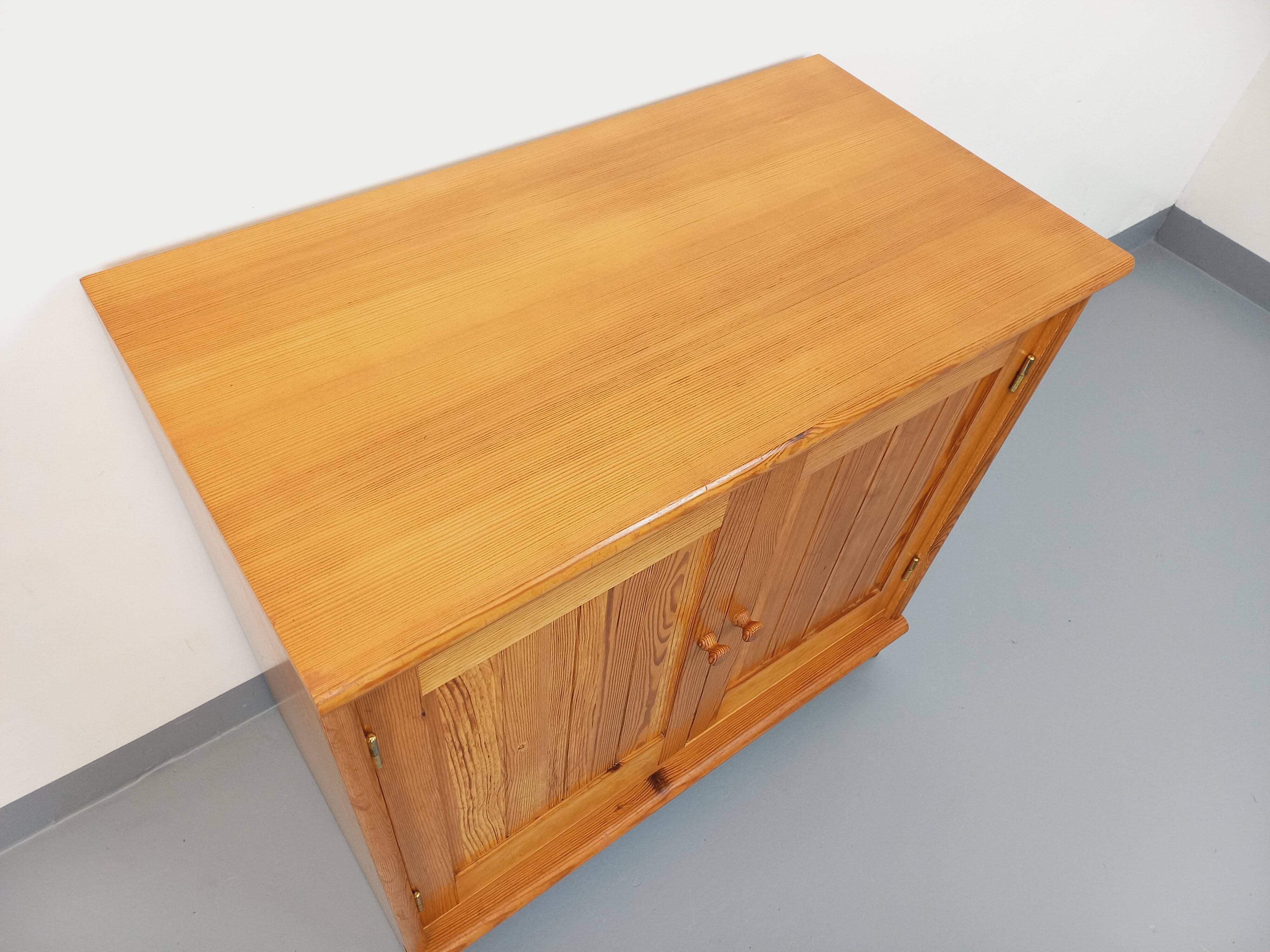 Vintage pine storage unit from the 60s 70s