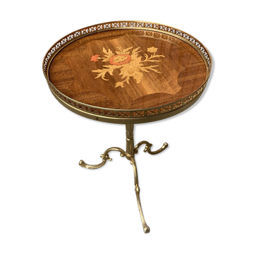 Vintage brass side table