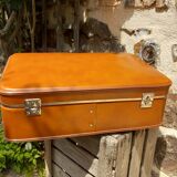 Small antique cardboard suitcase