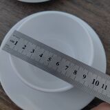 Arcopal - 3 chocolate cups + 3 saucers