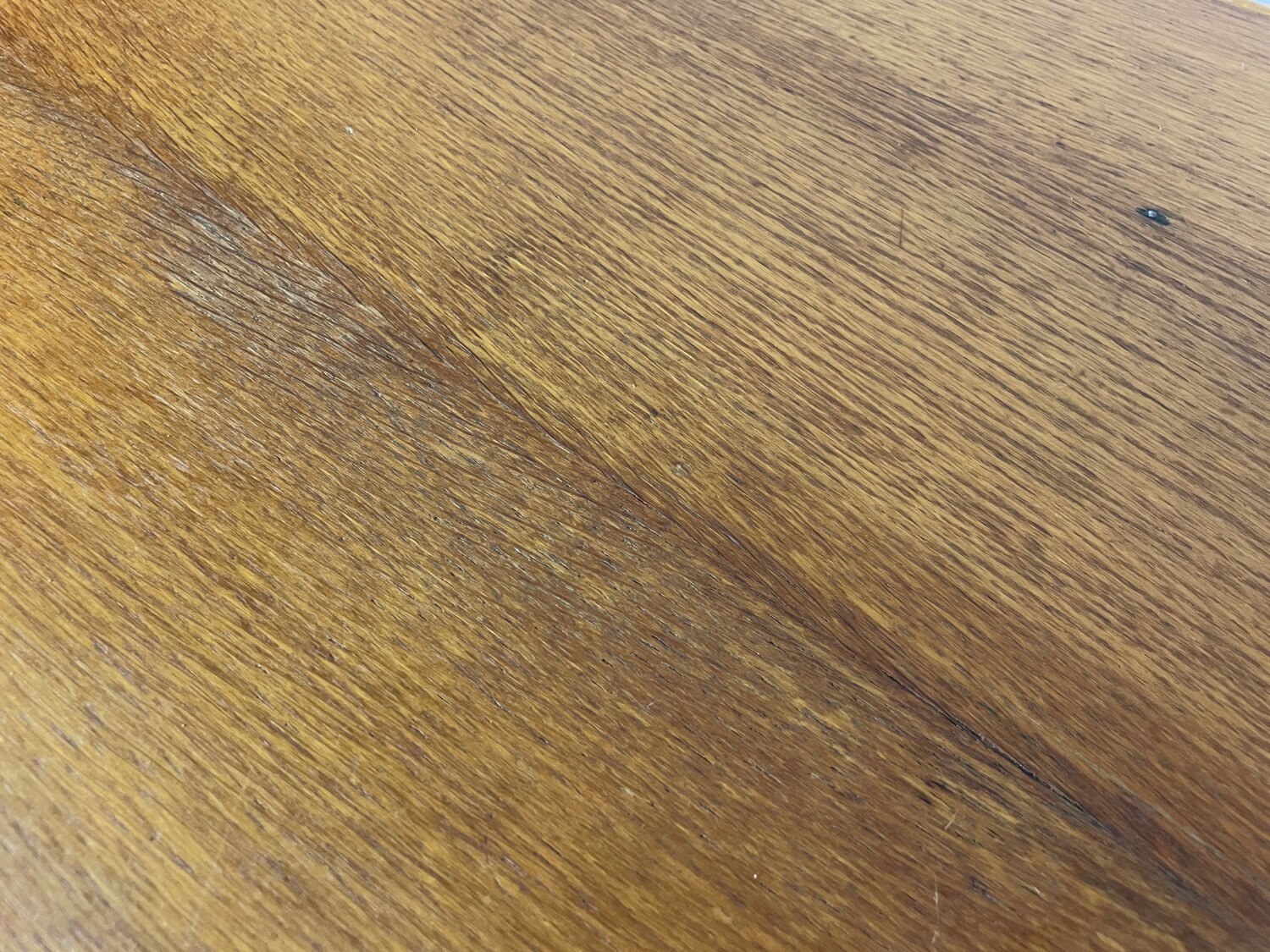 Vintage desk in bamboo and rattan