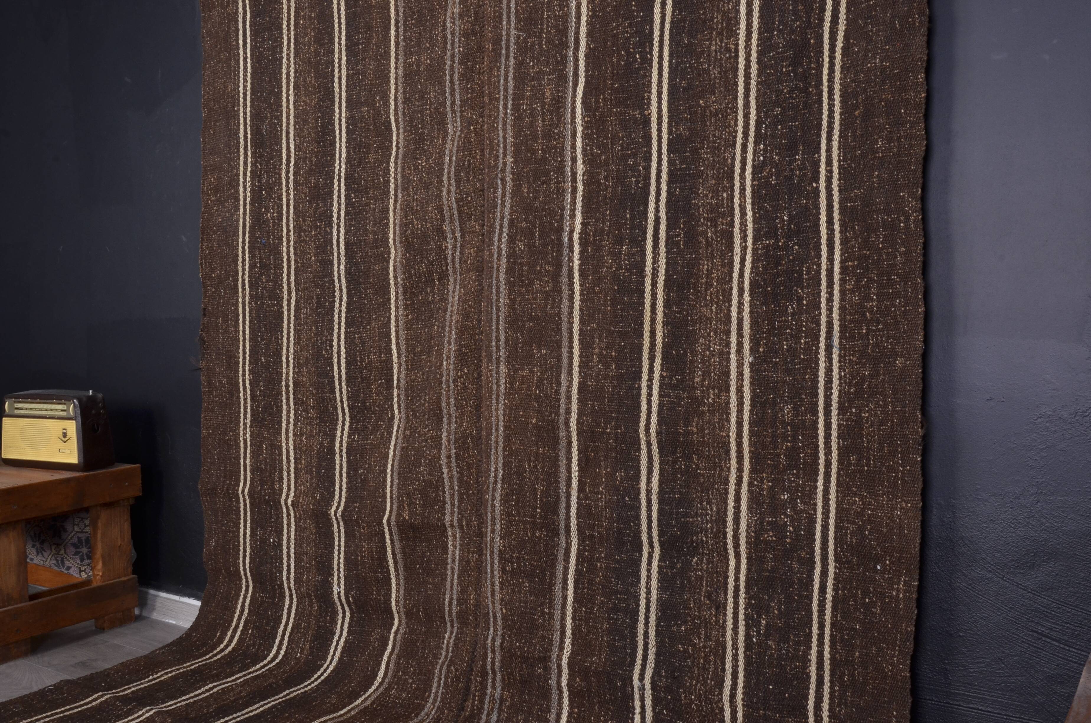 Stripe Neutral Kilim Rug sku  c278