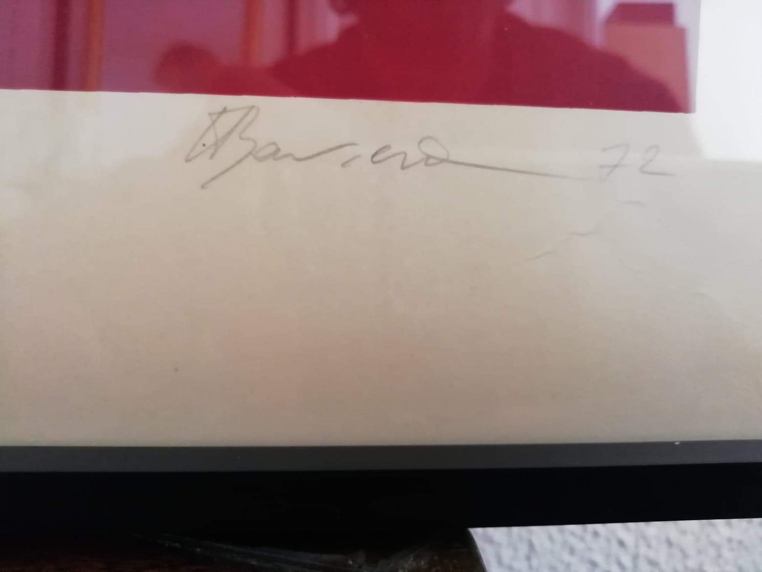 Two silkscreen prints by Henri Baviera 1972