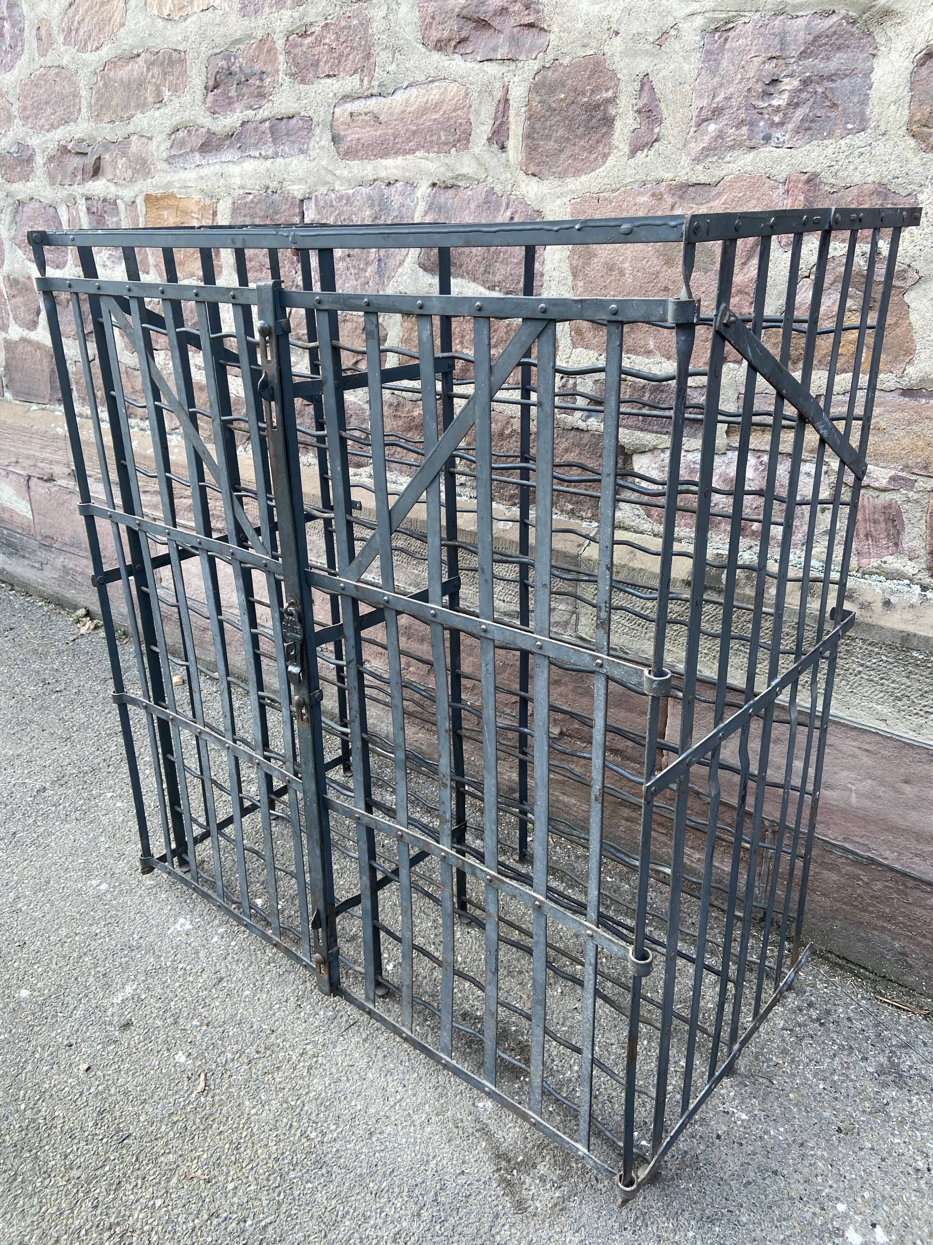 Iron wine cellar forges French wine cellar Rigidex 1950