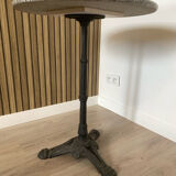 Bistro table in cast iron and granite
