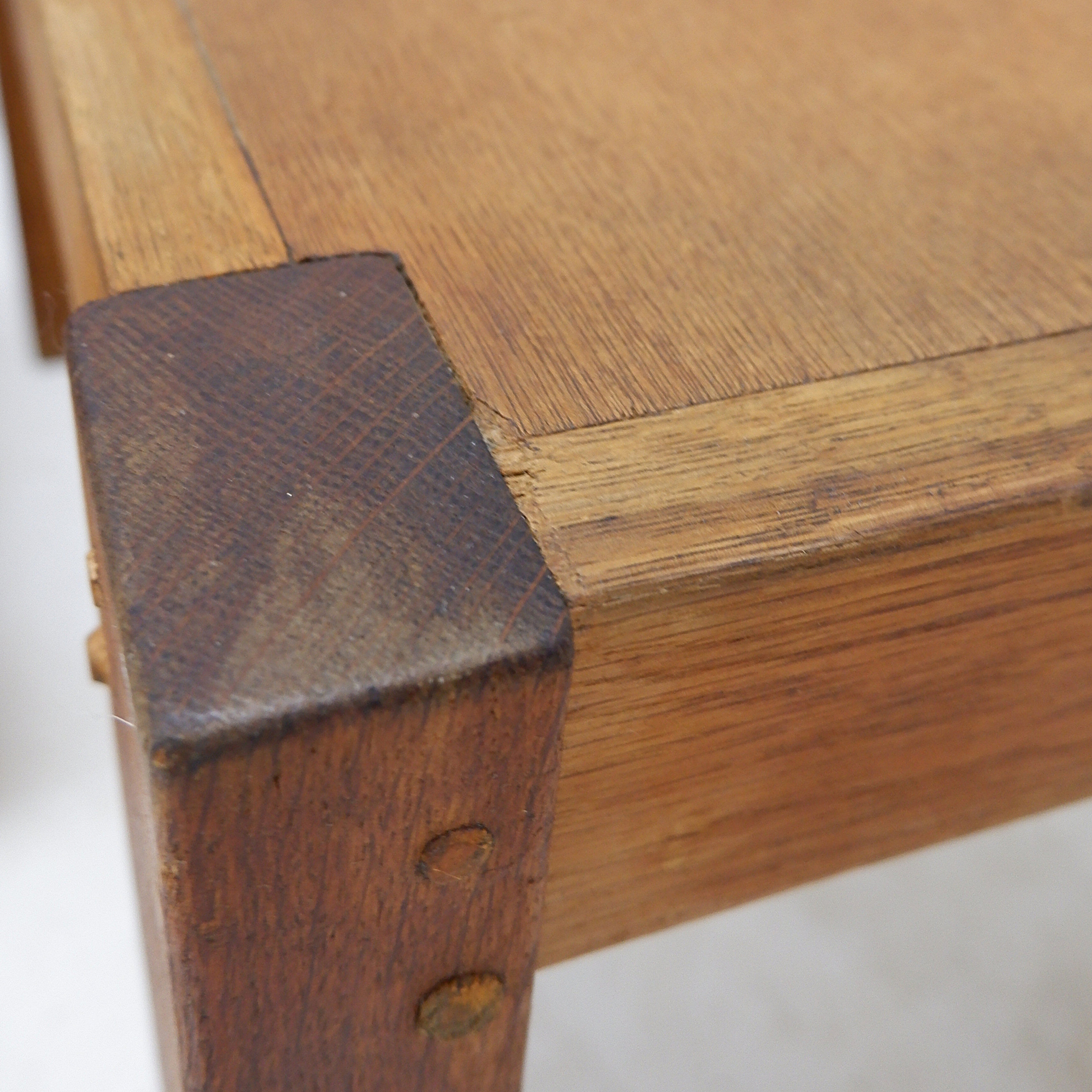 Pair of rustic side tables / bedside tables - 1960s