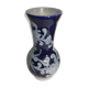 Vase grès bleu alsace Betschdorf décoration vintage