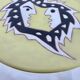 Jean Lurçat 2 enamelled ceramic plates, signed, Sant Vicens edition