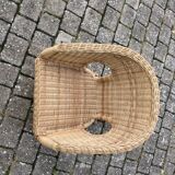 Rattan children's armchair with cushion