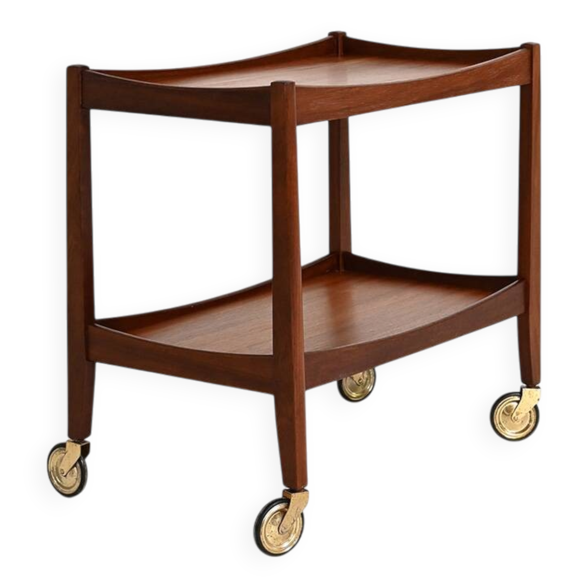 Scandinavian teak trolley, 1960s