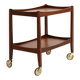Scandinavian teak trolley, 1960s