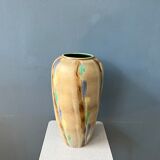 Colored ceramic vase