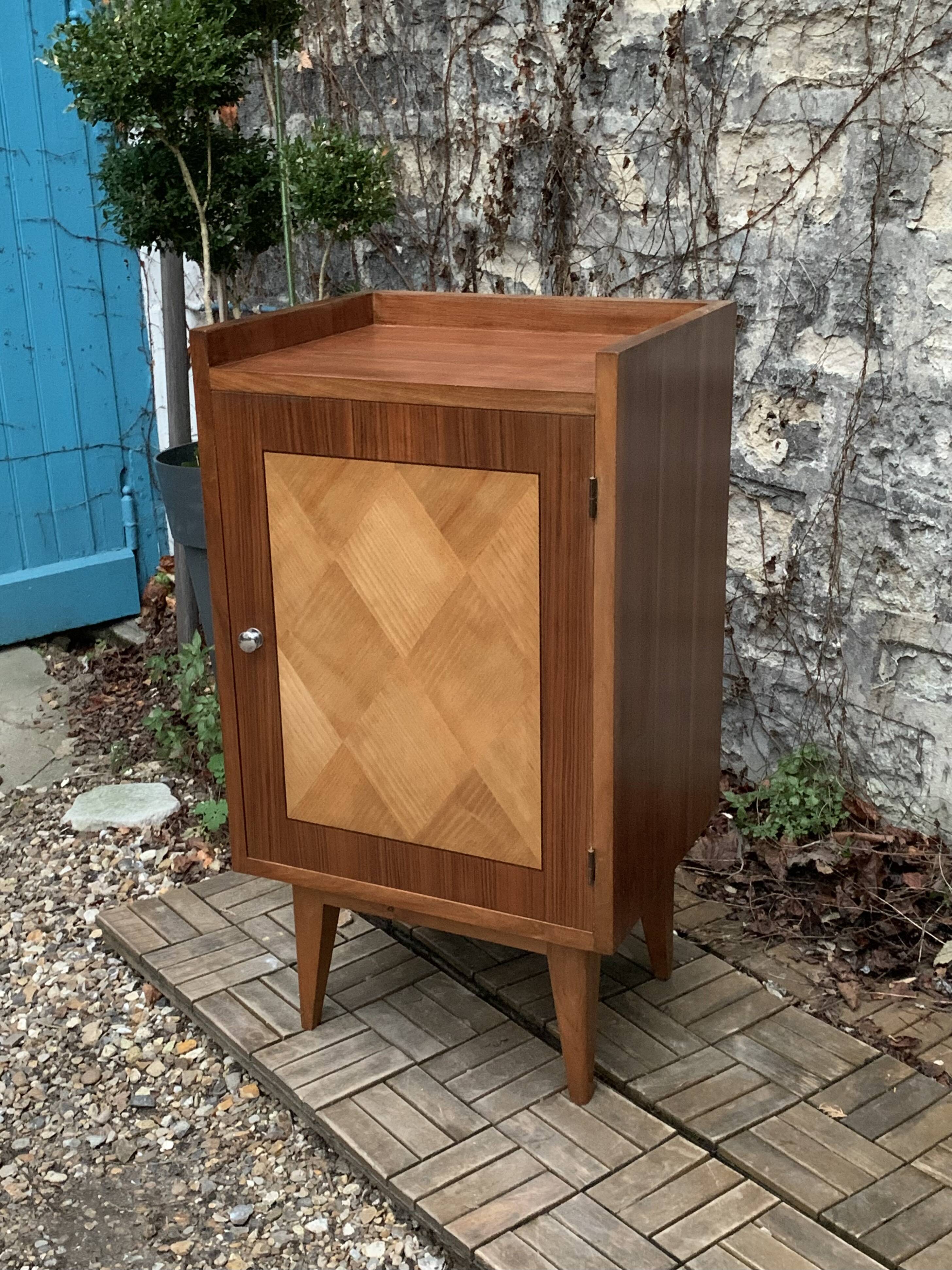 Vintage rosewood and elm sideboard 1950