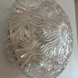 Round glass ceiling light