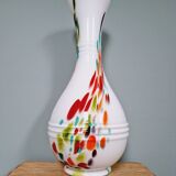 Large vintage vase in colored opaline glass, 1960s-70s