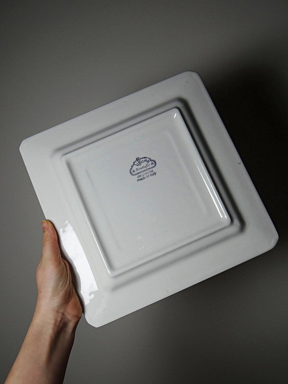 Set of 4 plates/dishes Tiffany Boutique, vintage Italian ceramic