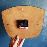 Clock formica vintage asymmetrical silent wall clock "Diamonds"