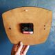 Clock formica vintage asymmetrical silent wall clock "Diamonds"