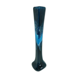 Vase soliflore Vallauris dans les nuances bleues