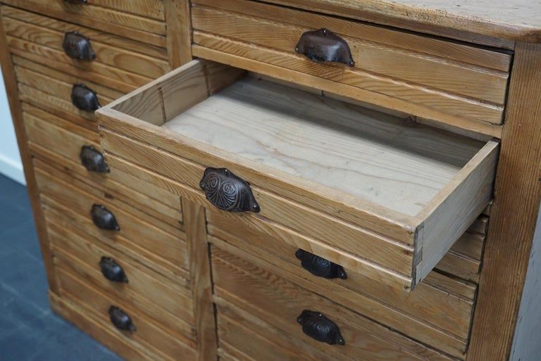 Apothecary furniture in French pine twentieth century