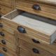 Apothecary furniture in French pine twentieth century