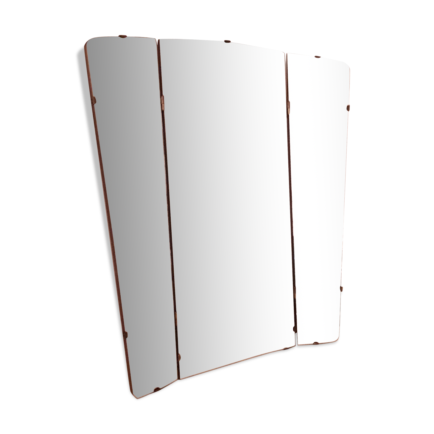 Vintage giant triptych mirror  111x94cm