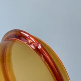 Amber brown glass medicine jar