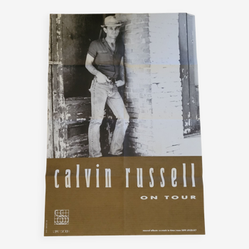 Calvin Russell poster - vintage