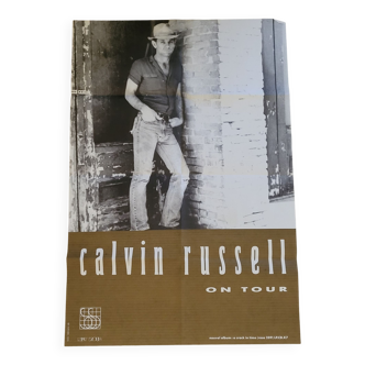 Calvin Russell poster - vintage