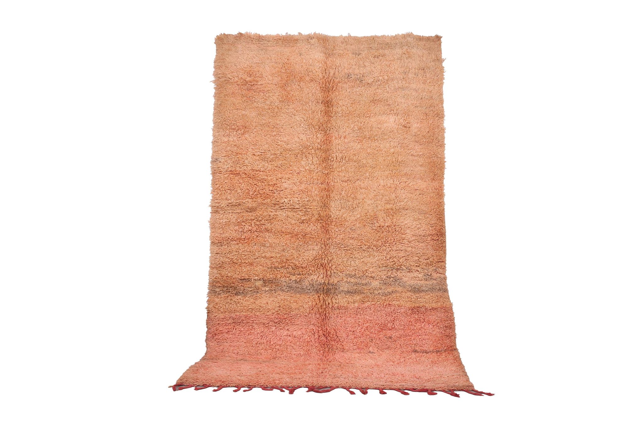 Peach Vintage Handmade Wool Rug 153 x 252 cm - Berber Rug - Old Morocco Rug