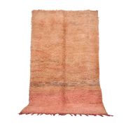 Peach Vintage Handmade Wool Rug 153 x 252 cm - Berber Rug - Old Morocco Rug