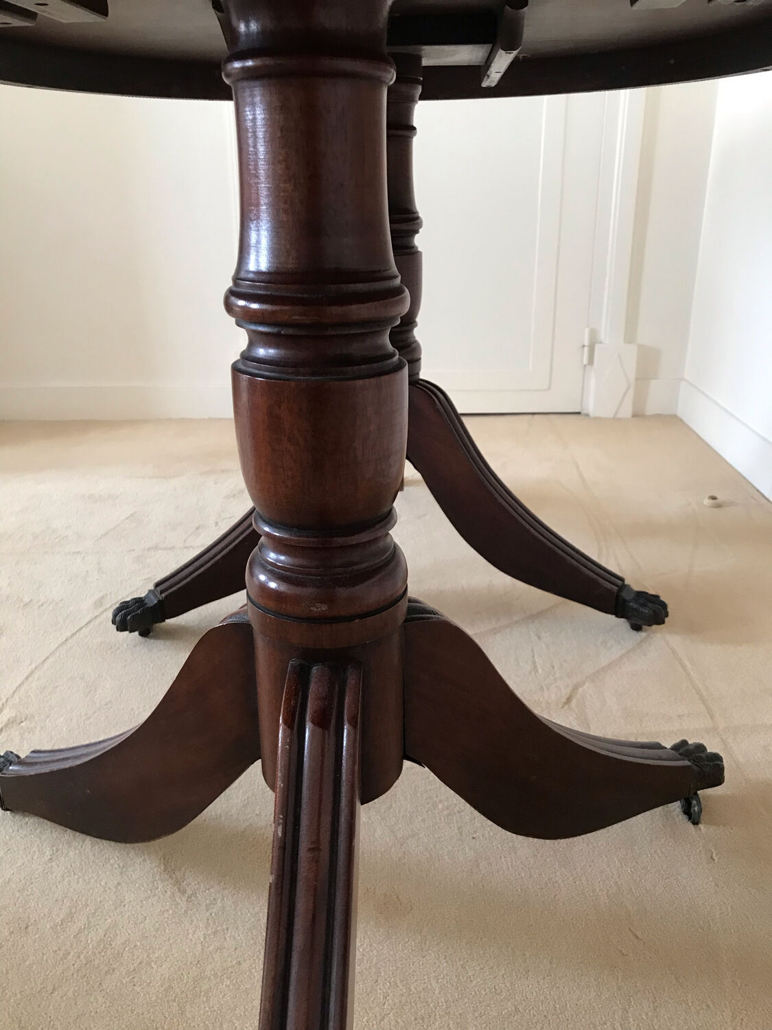English mahogany table