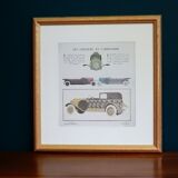 Art Deco illustration luxury car Delaunay Belleville by Lepape in 1924