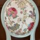 Louis XVI style medallion chair – traditional upholstery