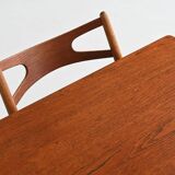 Hans Wegner's AT 303 cross-legged dining table, Andreas Tuck, Denmark, 1950