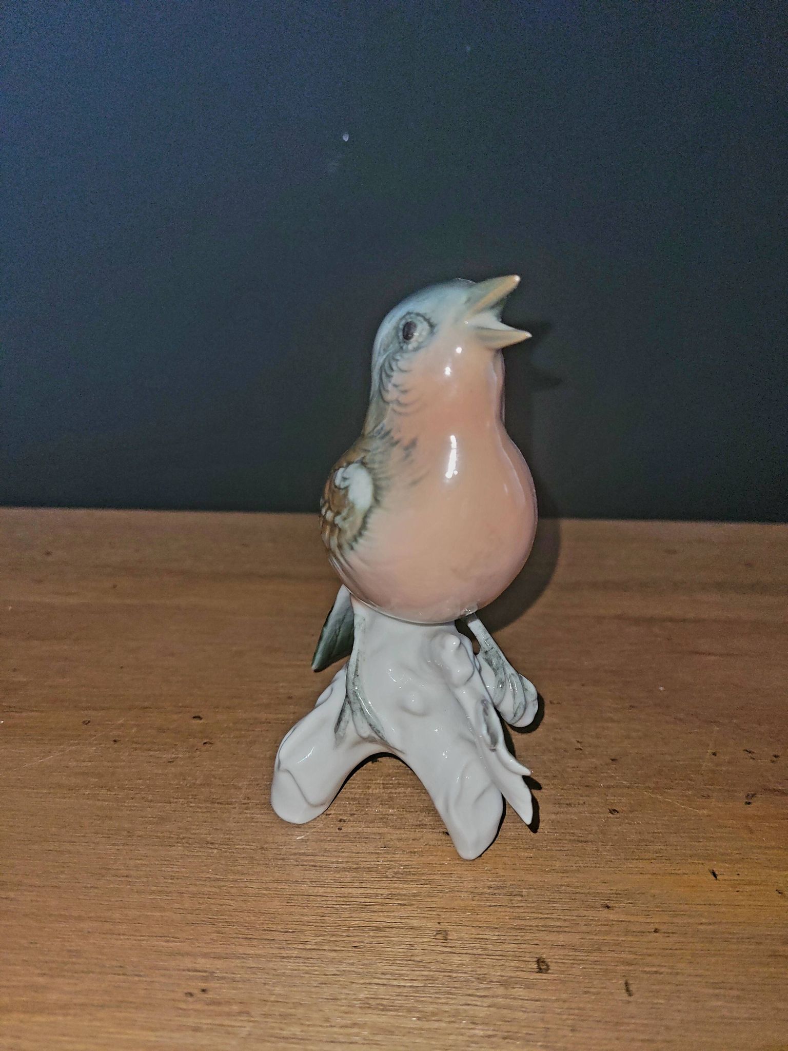 German Saxon Porcelain - Karl Ens - Singing Nightingale
