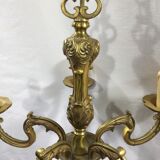 5-light bronze chandelier