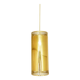 Lot de 3 suspensions cylindriques en laiton perforé, Suède années 1960
