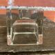 Vintage 1970s Dansk Ice Cube Design Glass Candle Holder